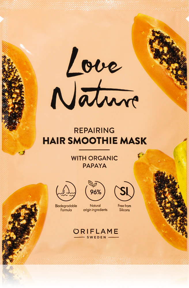 Oriflame Love Nature Organic Papaya Regenerating Mask for Hair