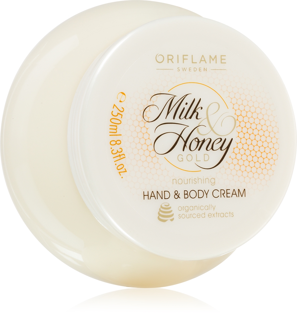 Oriflame Milk & Honey Gold nourishing cream for hands and body