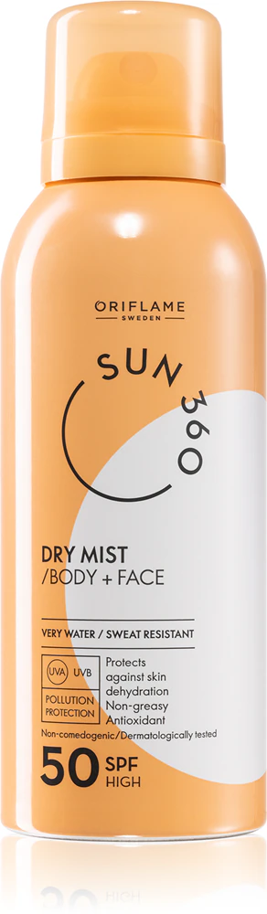 Oriflame Sun 360 Sunscreen Mist Spray SPF 50