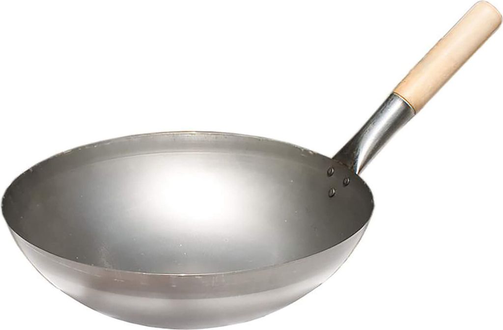 PAELLA WORLD Original Chinese wok pan with wooden handle, Ø 35 cm