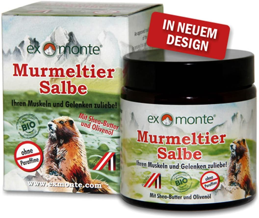Original Exmonte Marmot Ointment, 1 x 100 ml.