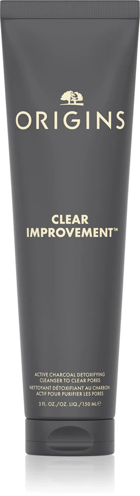 Origins Clear Improvement® Active Charcoal Detoxifying Cleanser to Clear Pores Cleansing mask with activated charcoal