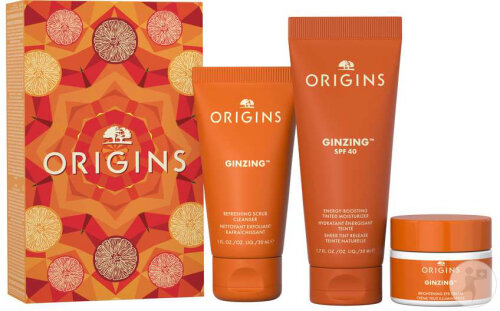 Origins Gift Set GinZing Protect & Glow 3 products