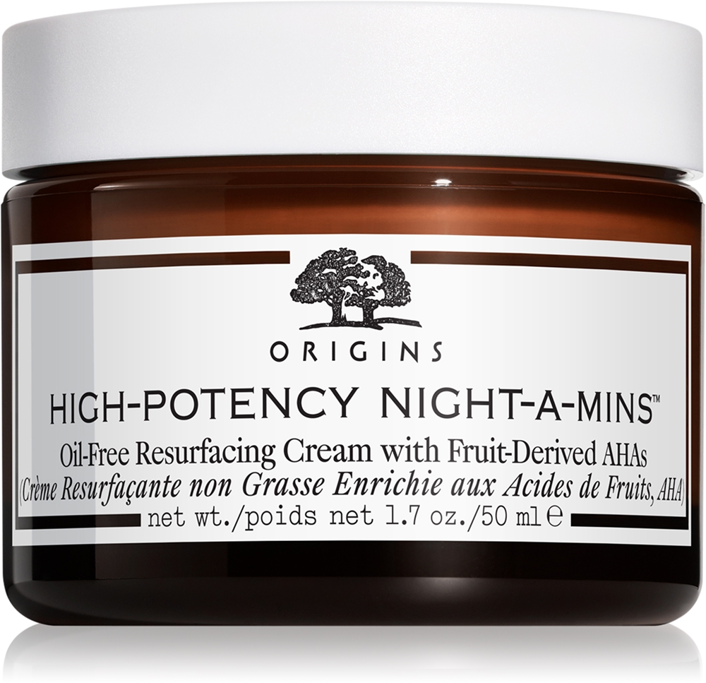 Origins High-Potency Night-A-Mins™ Oil-Free Resurfacing Gel Cream With Fruit-Derived AHAs Regenerating night cream to renew skin density