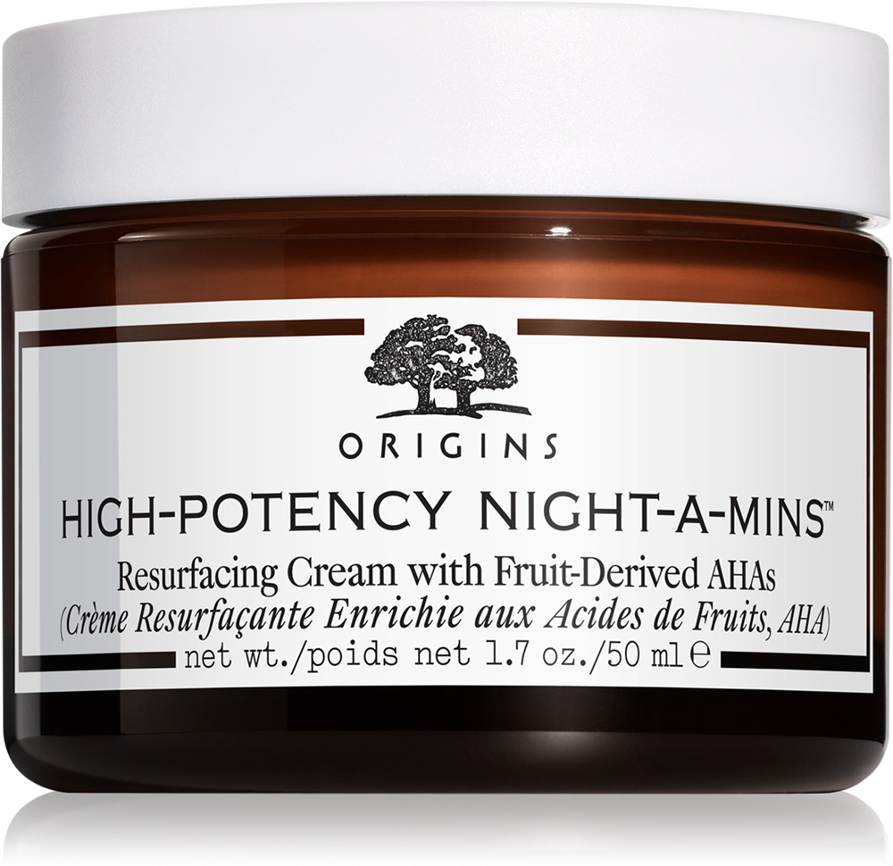 Origins High-Potency Night-A-Mins™ Resurfacing Cream With Fruit-Derived AHAs Regenerating night cream to renew skin density