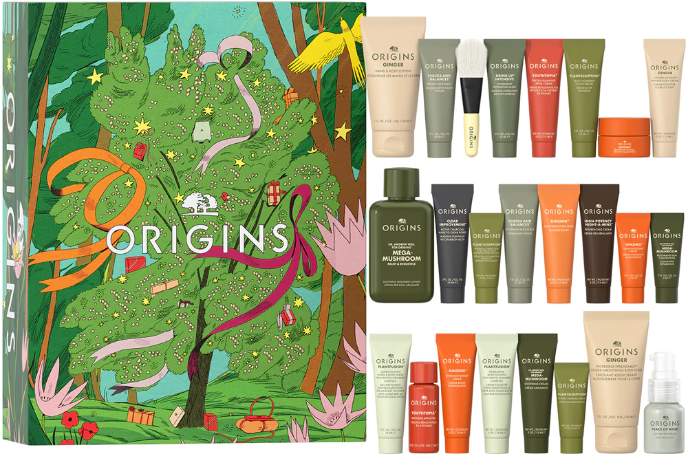 Origins Holiday Advent Calendar 24 days of Origins Advent Calendar