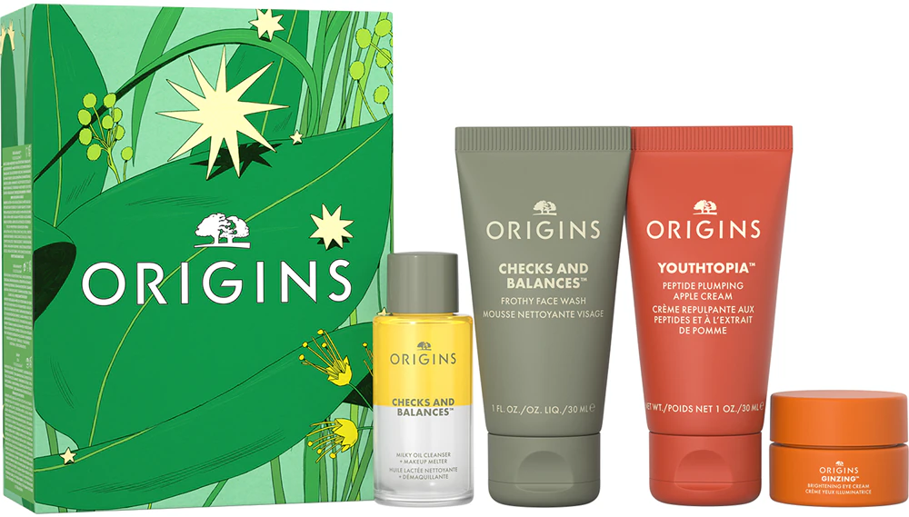 Origins Holiday Cleanse & Glow Essentials Gift Set