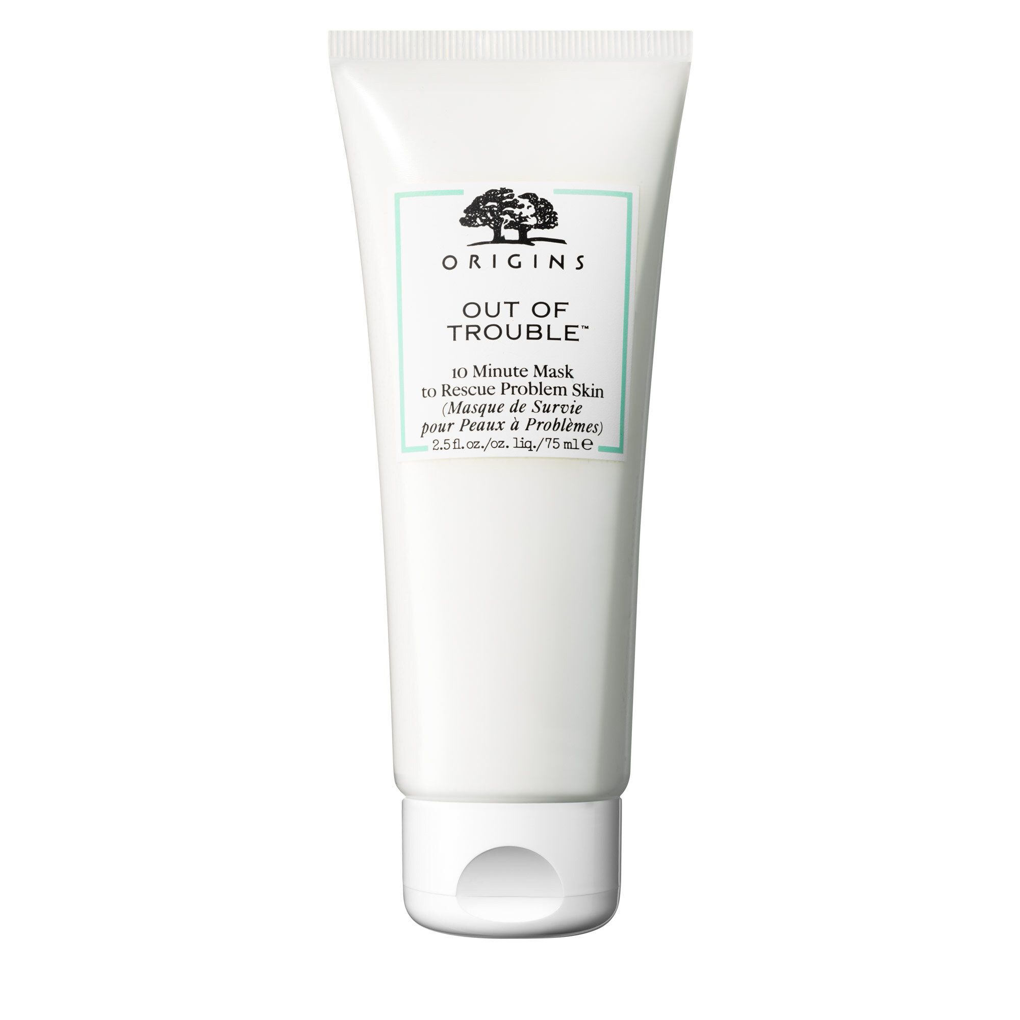 ORIGINS Out of Trouble™ 10 Minute Mask to Rescue Problem Skin facial mask for impure and acne-prone skin 75 ml
