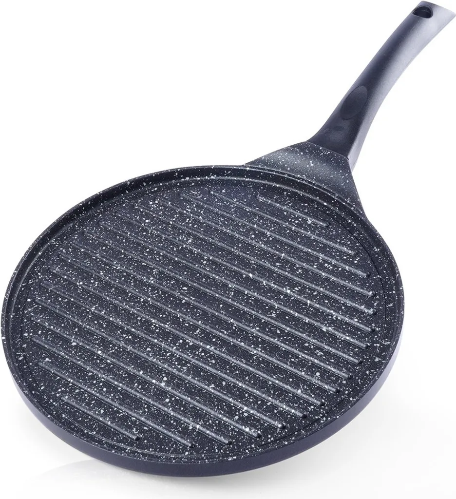 Orion | Frying pan - Grill pan - Ø 27 cm - Granite coating - Non-stick - Induction compatible - Heat resistant