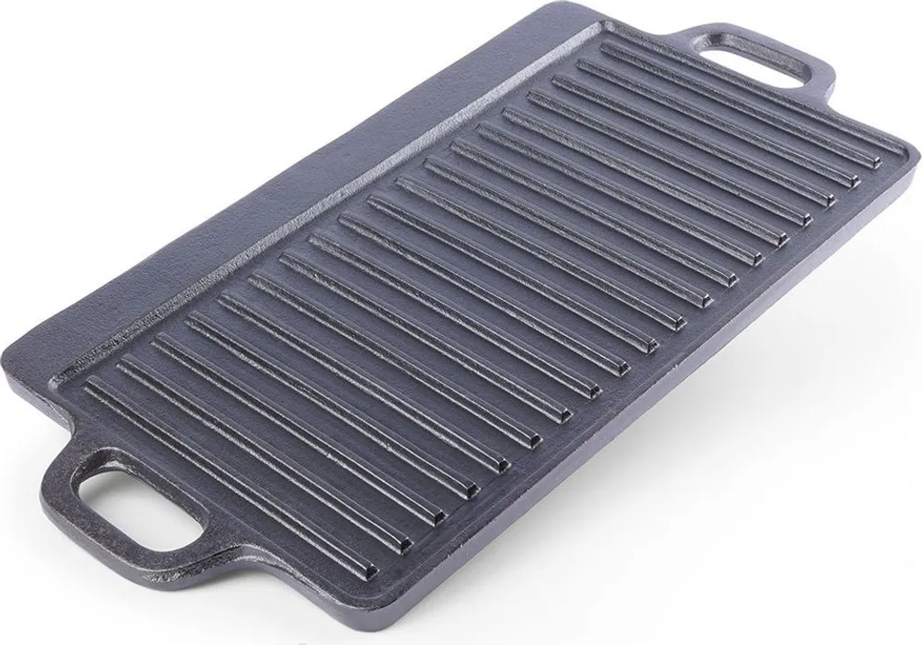 Orion | Cast Iron Pan/Grill Plate - 45.5 x 23 cm - Double-Sided - Heat Resistant - Versatile