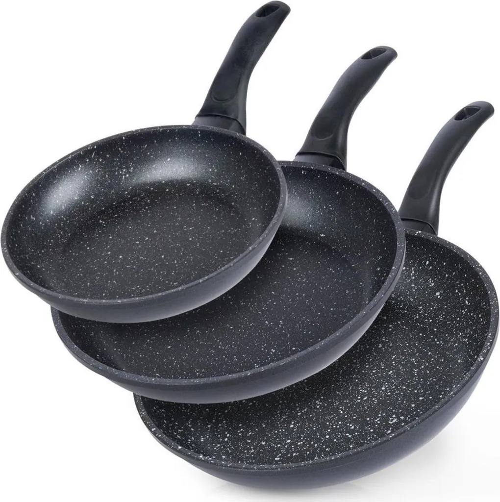 Orion | Pan Set - 20/24/28 cm - Non-stick Coated - Induction Compatible - 3 Pieces