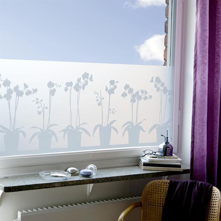 siluett-frost Orkidé Decorative Window Film