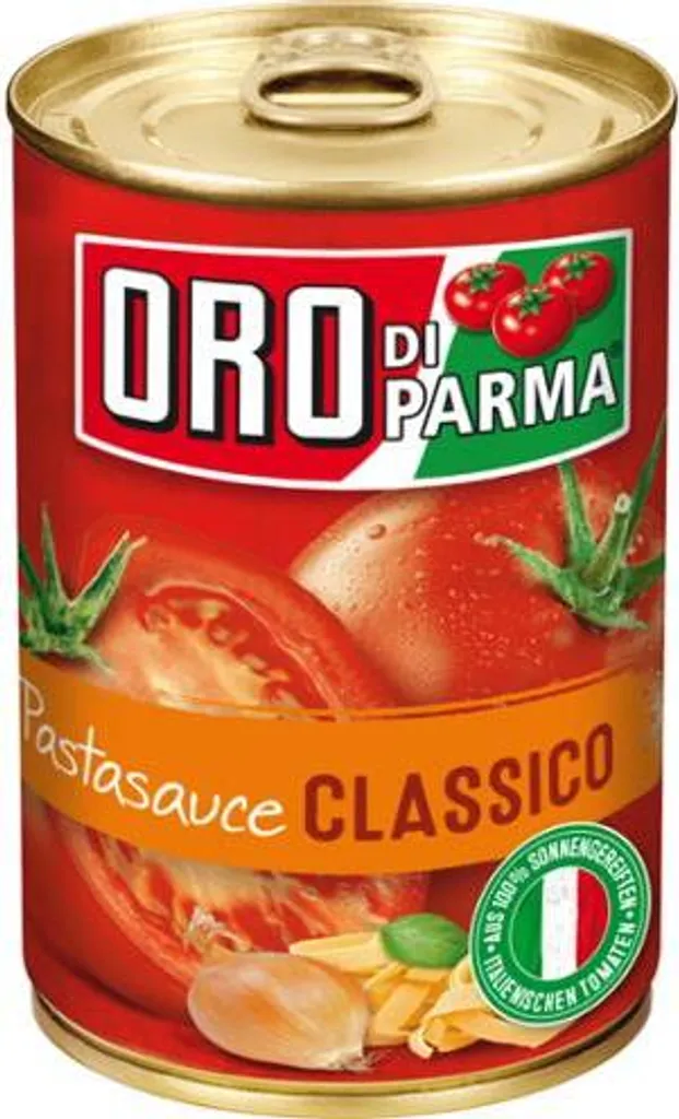 Oro di Parma pasta sauce Classico in a can vegan vegetarian 400ml
