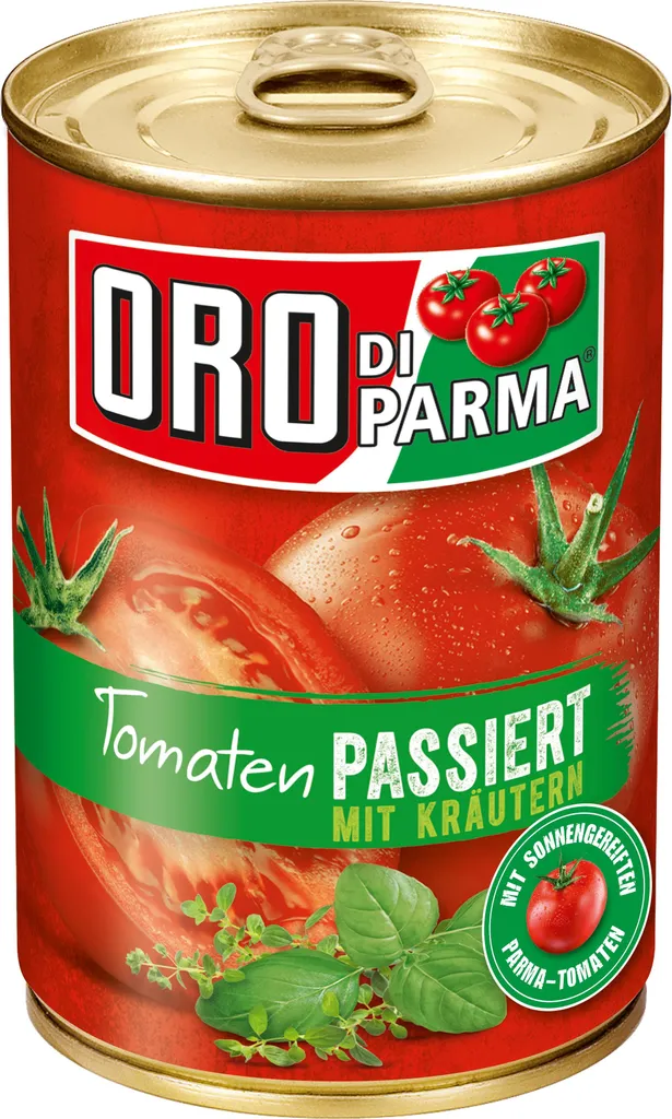 Hengstenberg Oro di Parma Sun-Ripened Tomatoes, Passata with Herbs 425ml