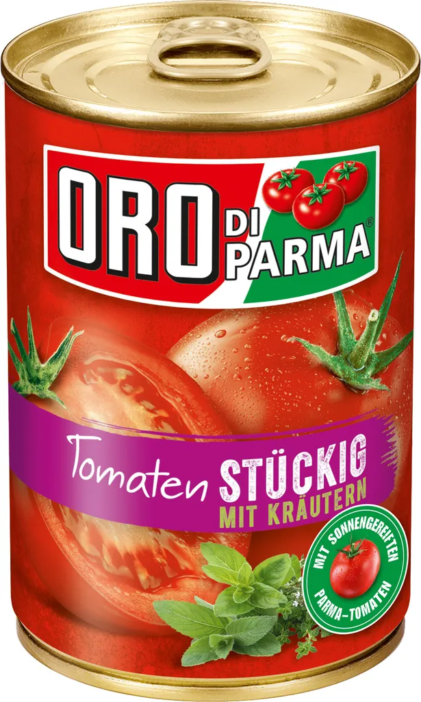 Hengstenberg Oro di Parma Diced Tomatoes with Italian Herbs 425ml