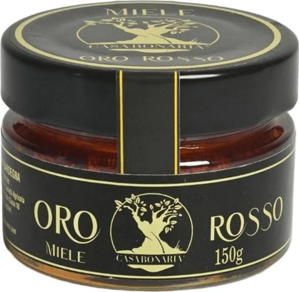 Win2Win Tech ORO ROSSO - Sulla Honey, flavored with saffron powder and threads, 150g