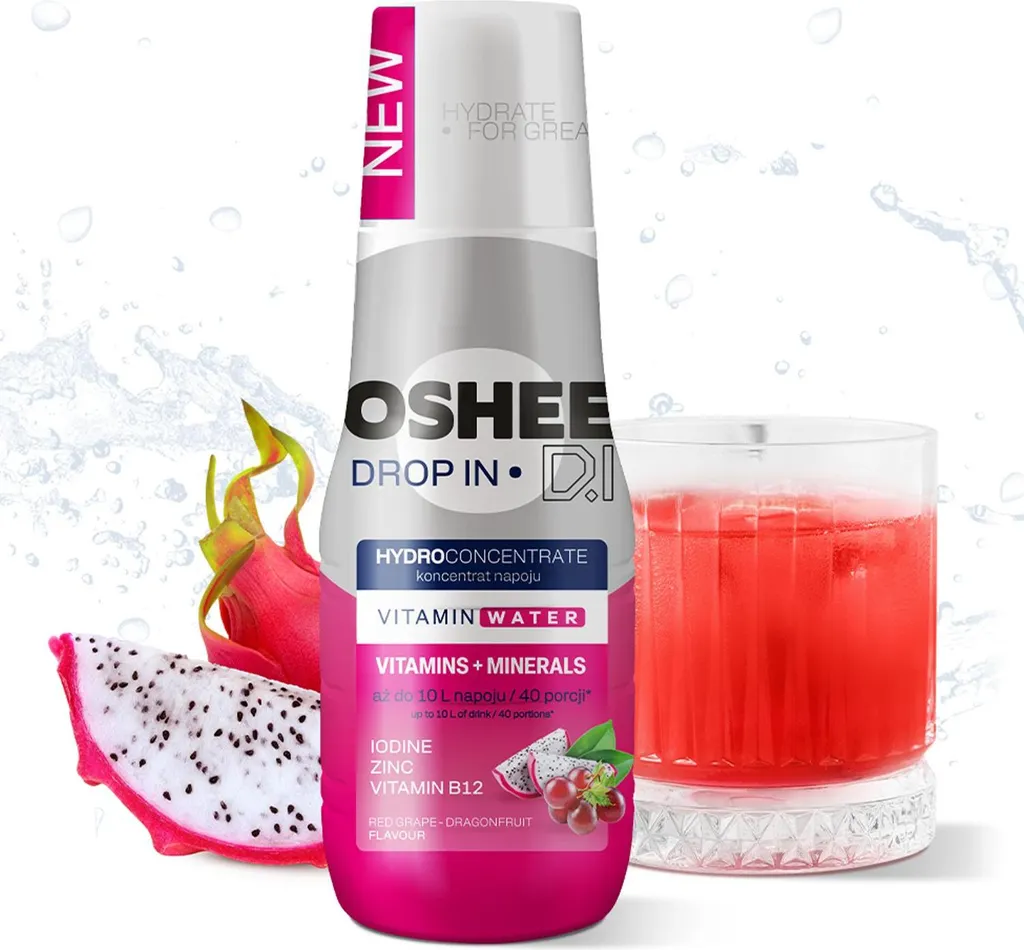 OSHEE POLSKA SPÓŁKA Z.O.O. OSHEE drops grapefruit vitamin + mineral syrup 500ml