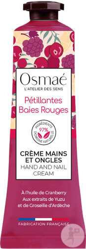 Osmaé Hand and Nail Cream Sparkling Red Berries Tube 30ml
