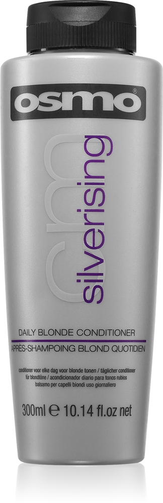 Osmo Silverising Conditioner neutralizes yellow discoloration