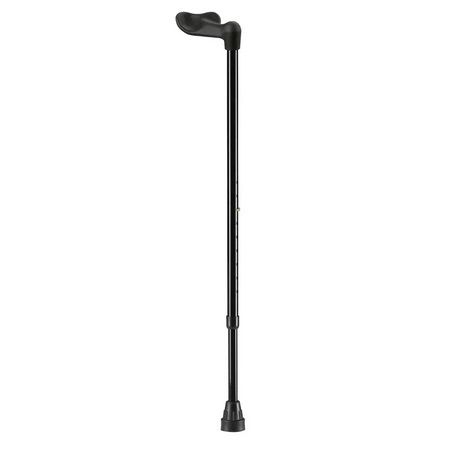 Ossenberg walking stick 3XL up to 160 kg, Left, Black, Max Height 104 cm