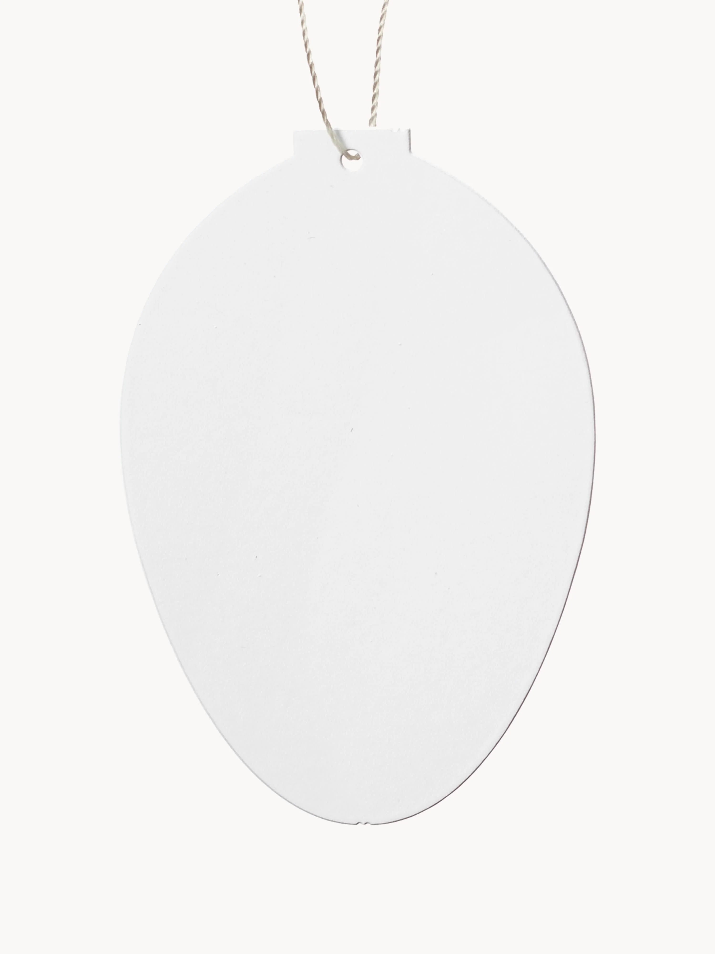 Cooee Design Easter decoration pendants, egg shape, set of 4