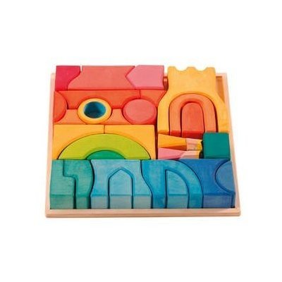 Ostheimer Osth Bucket Kk Rainbow Castle Building Blocks Set