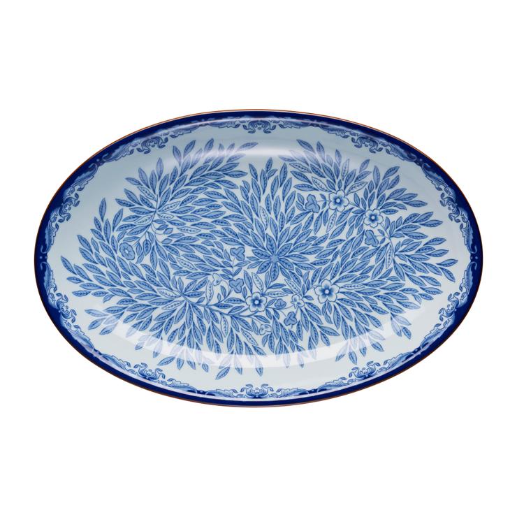 rorstrand Ostindia Floris servedener oval