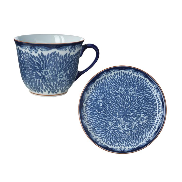 rorstrand Ostindia Floris Cup & Plate