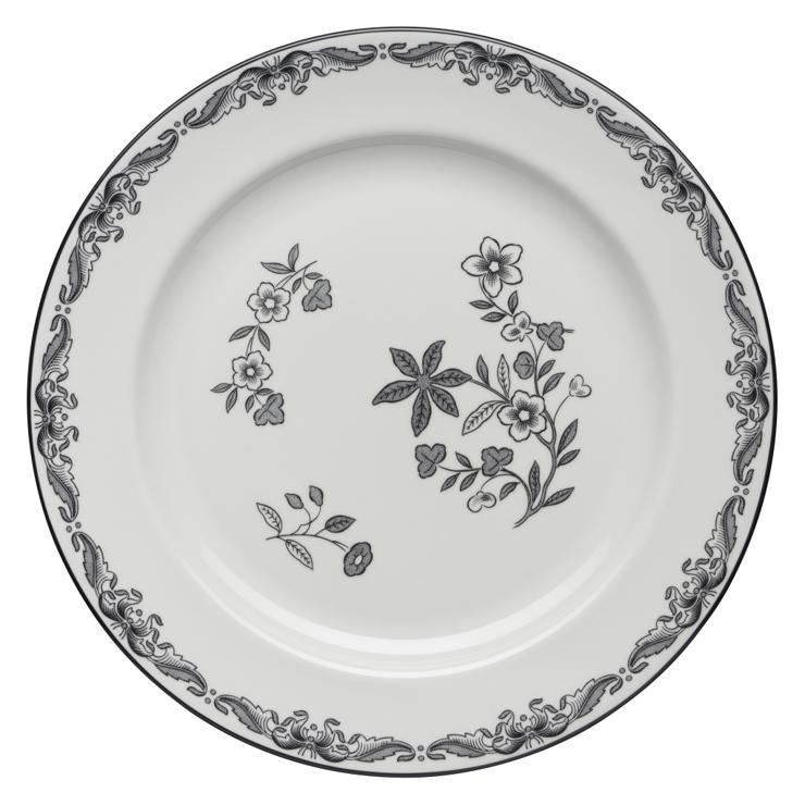 rorstrand Ostindia Plate Black