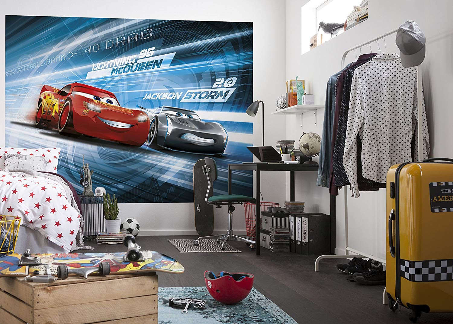 Komar Photo Wallpaper Cars3 4 423 Simulation, 254 X 184 Cm 4 Parts