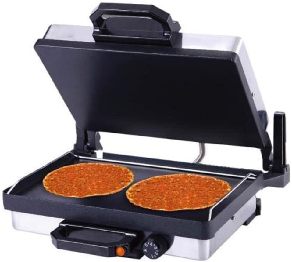 King Electric Griddle Grill Table Electric Grill Sandwich Toaster Tandur Lahm ACUN Granite Coating Aluminium Coating Casserole FREE 2000 W