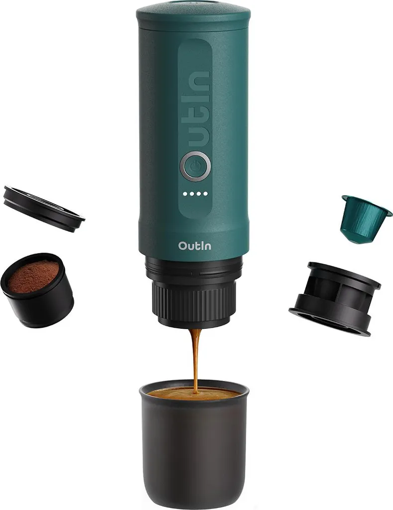 OutIn Travel Coffee Machine Nano Teal - Espresso Machine