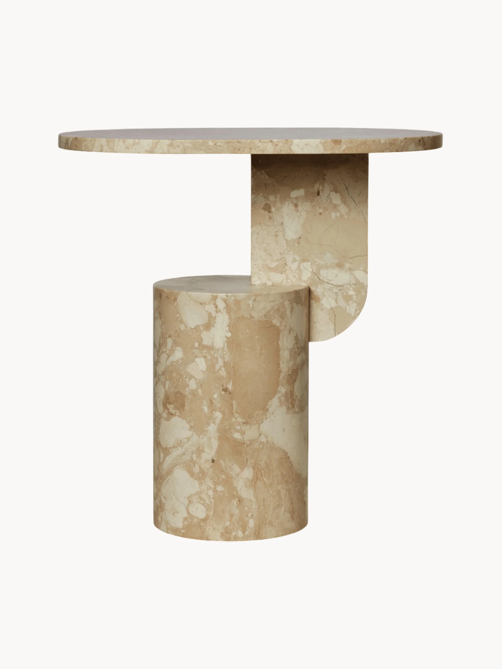Ferm Living Oval marble side table insert