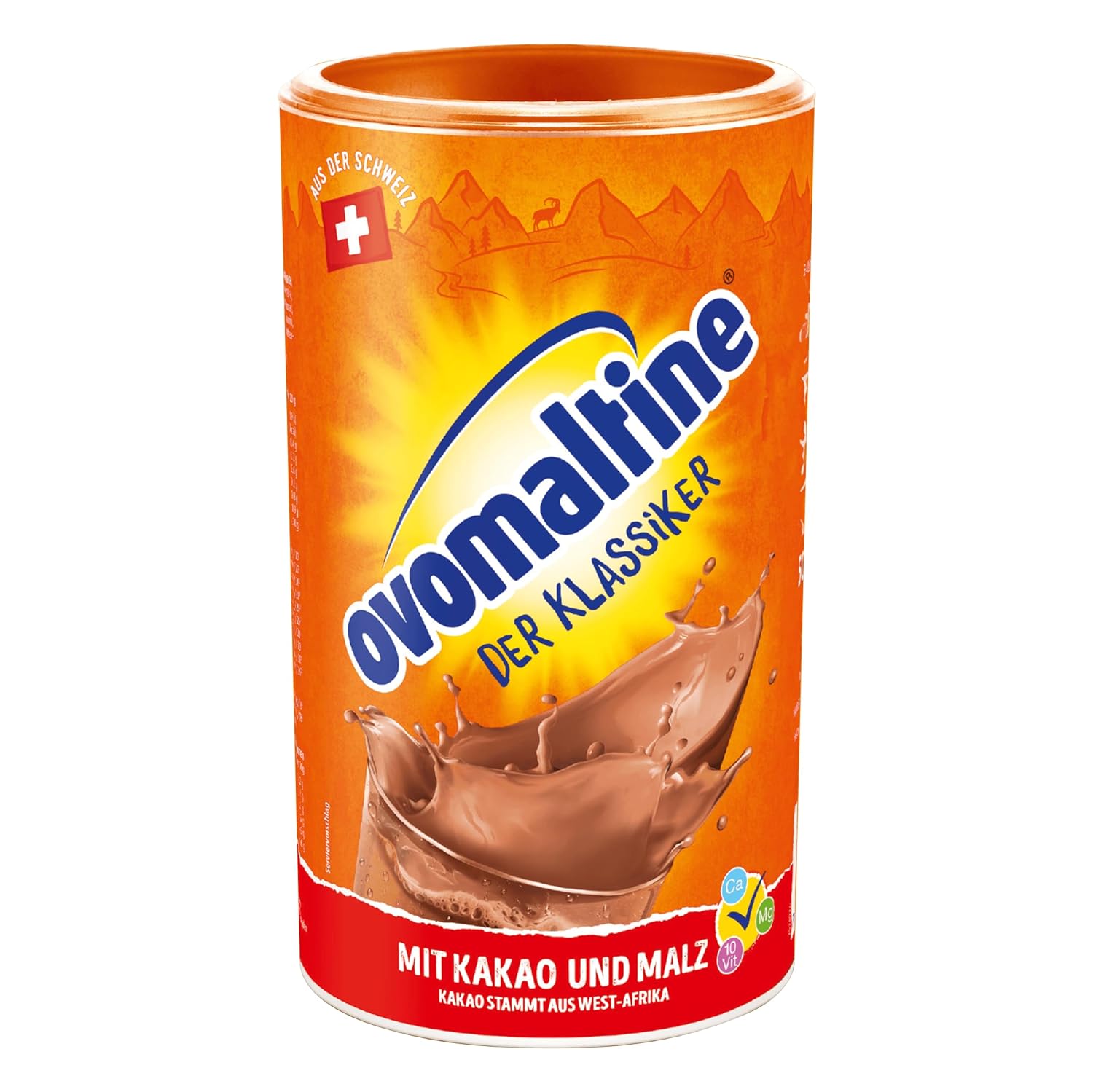 Ovomaltine Cocoa Powder with the Unique Taste of Malt and High-Quality Cacao, Sustainable - for Hot Chocolate (1 x 500 g)