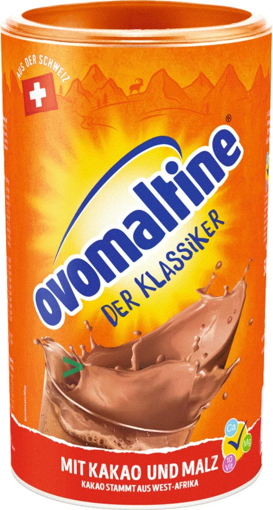 Wander Ovaltine malt drink powder, the classic 500g with cocoa (1 pack)
