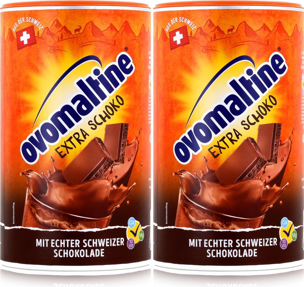 Wander Ovaltine malt drink powder extra chocolate 450g (2-pack)