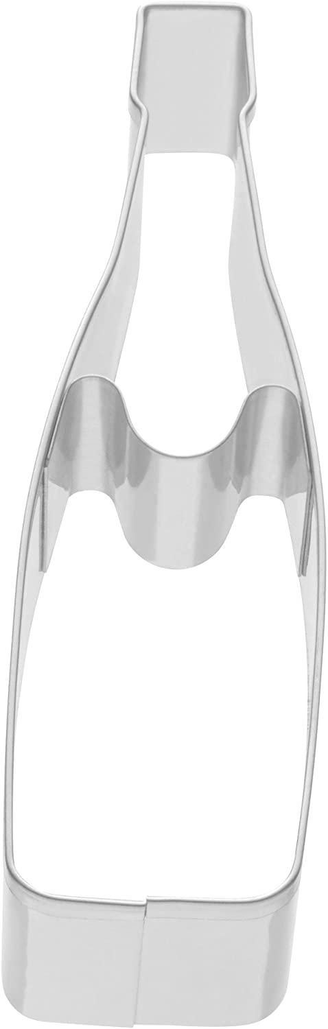 Kaiser Cookie Cutters Best Wishes Champagne Bottle – Stainless Steel