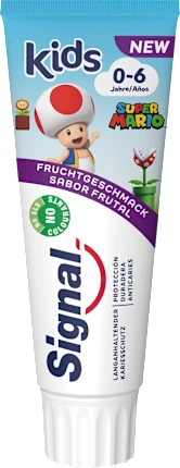 Signal Toothpaste children's fruit flavor, 0 to 6 years, 75 ml