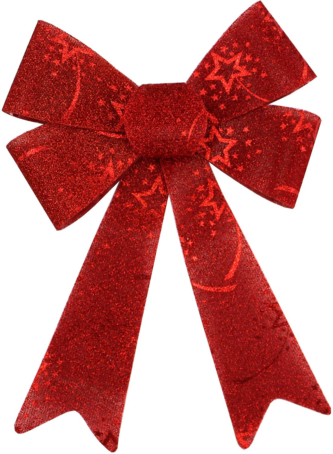 Daro Deko Glitter Bow With Stars Pattern