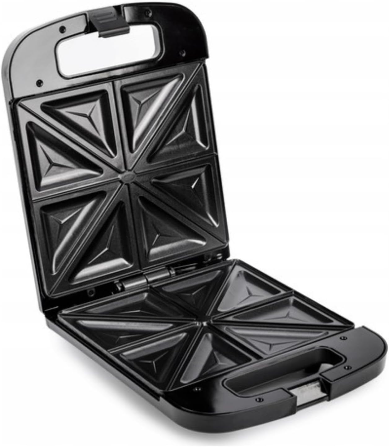 XXL Electric Sandwich Toaster for 4 Sandwiches, 1400 W, Black