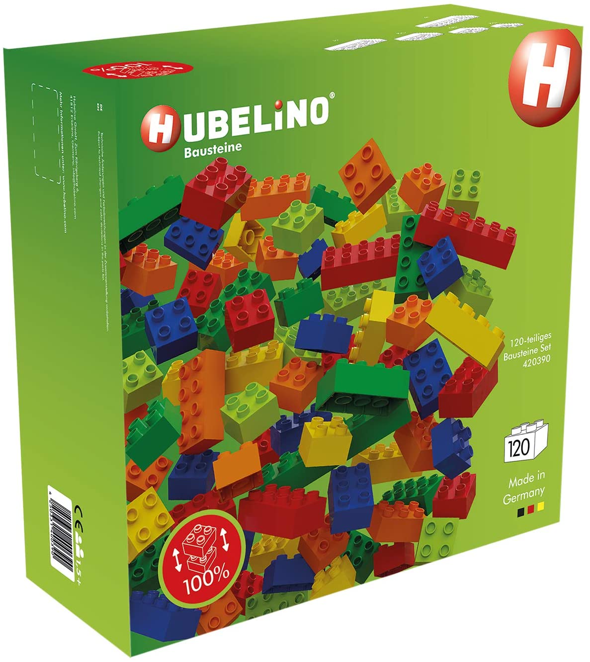 Hubelino 400390 120-Piece Compatible Building Blocks Set