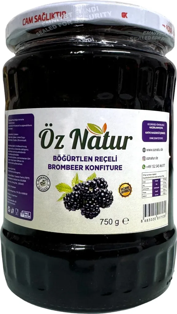 Öz Natur | Turkish Style Blackberry Jam 720g