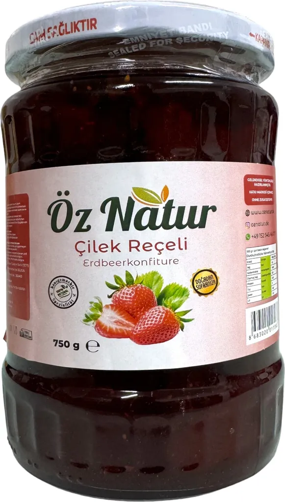 Öz Natur | Turkish Style Strawberry Jam 720g