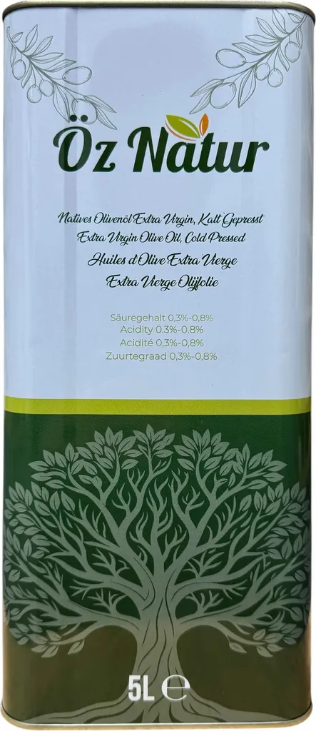 Öz Natur | Extra Virgin Olive Oil, Cold Pressed 5L