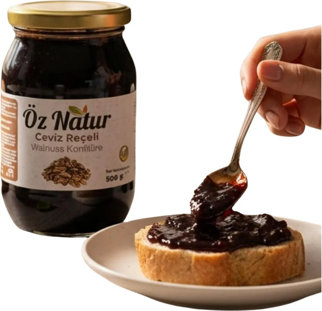 Öz Natur | Fresh Walnuts in Sugar Syrup 500g (Dessert) 500g