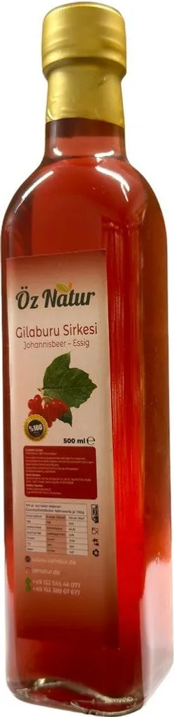 Öz Natur | Johannisbeer Essig (Gilaburu Vinegar) 500ml
