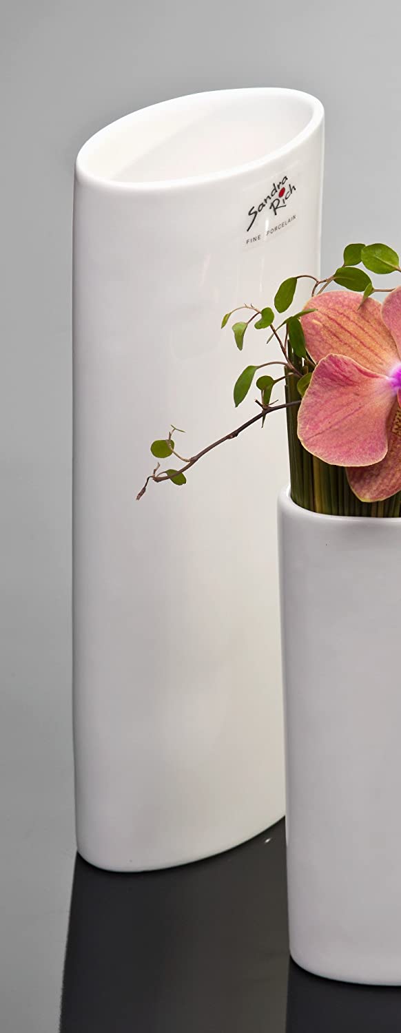Sandra Rich Oval Porcelain Vase