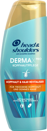 head&shoulders Shampoo Derma x Per Scalp & Hair Revitalizer, 225 ml