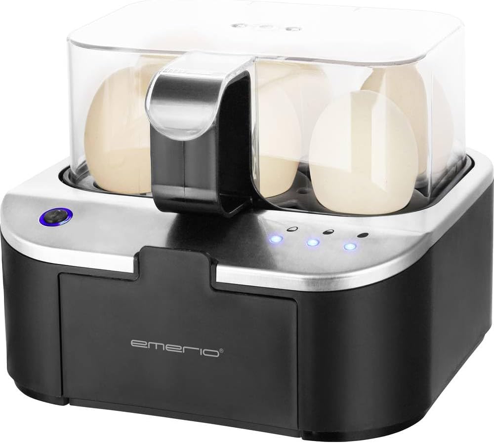 Emerio EB-123177.12 egg cooker BPA-Free Black,Stainless steel