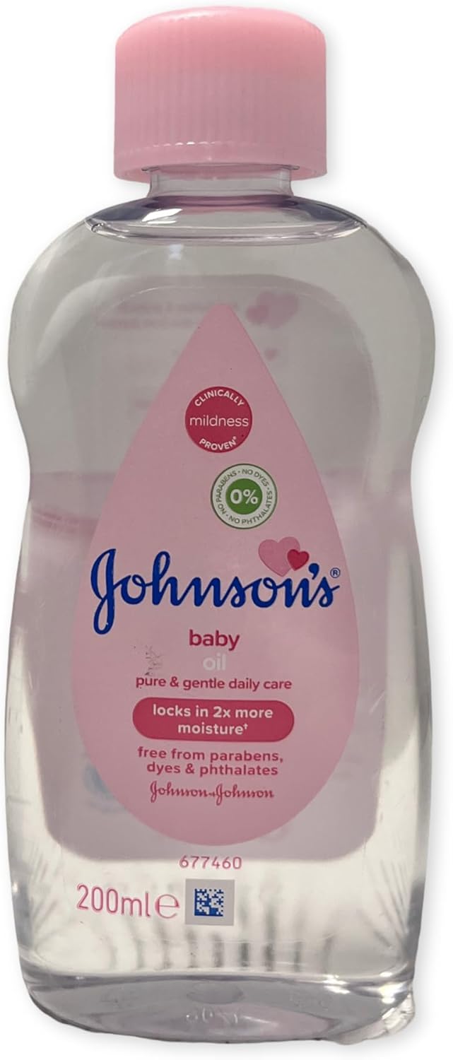 Johnson\'s Baby Oil 200ml (Pack of 6)